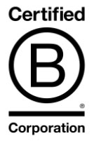 Certified B Corporation logo.