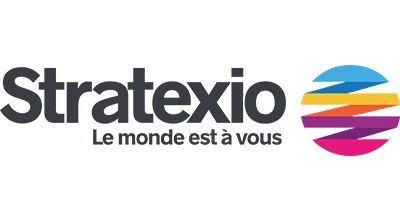 Stratexio logo.